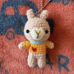 あみぐるみ　うさぎ　キーホルダー　バッグチャーム　ハンドメイドのサムネイル