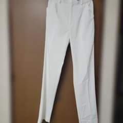 白衣 ストレートパンツ (レディース)Lのサムネイル