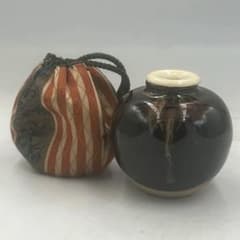 瀬戸釉 茶入 仕覆付 茶道具 - メルカリ