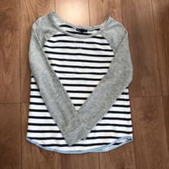 値下げしました！GAPボーダーカットソー/xsのサムネイル