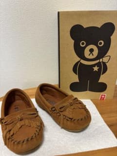 DOUBLE.B スエード モカシン ブラウンのサムネイル