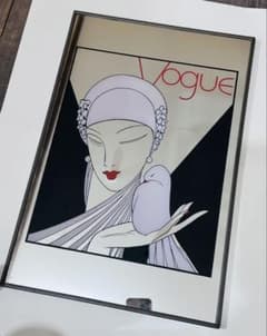 vogue ミラー ヴィンテージ 鏡 アールデコ アンティーク パブミラー 