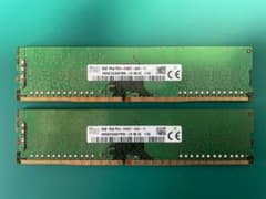 8GB DDR4 PC4-2400T-UA2-11 2枚計16G SKhynixのサムネイル