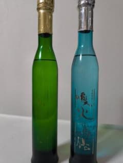 萬膳 芋焼酎 青緑 2種類 2本セット 紙製筒入り 未開封 貴重廃盤品 