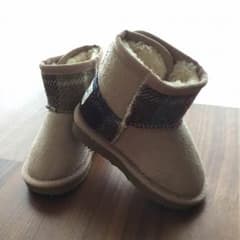 新品★ハリツイード★ムートン★14★のサムネイル