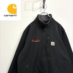 超人気❗️カーハート ナイロンジャケット L90sワンポイント刺繍ロゴ