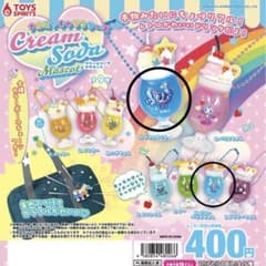 ナルミヤキャラクターズ クリームソーダマスコット ブルーベリエちゃんナカムラくんのサムネイル