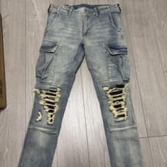 mnml カーゴ　デニム　サイズ32のサムネイル