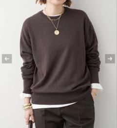 美品 Deuxieme Classe／ Essentialクルーネックニットのサムネイル
