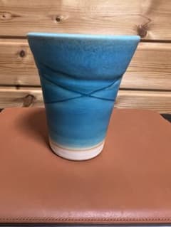うるま陶器　フリーカップ（大）やちむん　焼物　沖縄のサムネイル