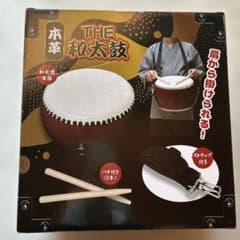新品未開封】THE和太鼓 本革打面 バチ2本・ストラップ付 - メルカリ