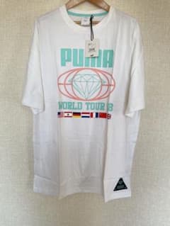【新品】PUMA ダイアモンドサプライ　Tシャツ ホワイト Mサイズのサムネイル