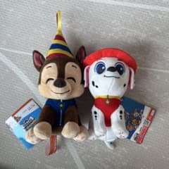 パウ・パトロール ぬいぐるみ 2体セット パーティーver.