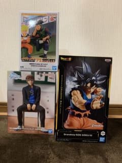 ジャンプ作品フィギュア 3体セット ドラゴンボール NARUTO 銀魂 - メルカリ