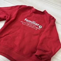 familiar 赤 トレーナー 90 パーカーのサムネイル