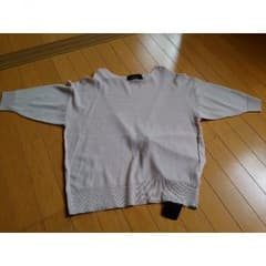 値下げ⭐新品⭐タグ付き☆nano universe レイヤードアシメニットのサムネイル