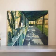 絵画　渡り廊下のサムネイル