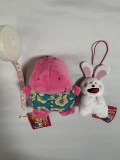 たべっ子どうぶつ マスコット ぬいぐるみ 2体セット カバ うさぎのサムネイル
