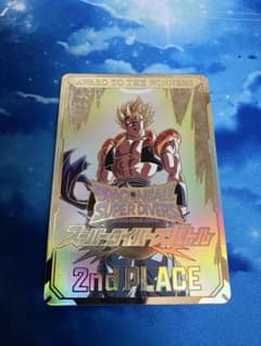 ドラゴンボールスーパーダイバーズ　優勝　ゴジータ　1nd PLACE 賞状風 ドラゴンボールスーパーダイバーズ 優勝カード ゴジータ 1st PLACE