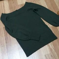 yuumi様専用☆ダークグリーン＊ニットのサムネイル