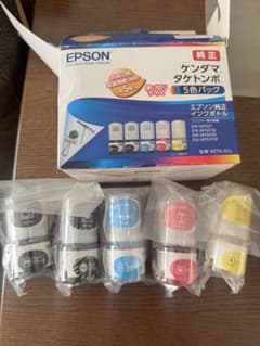 EPSON 純正 インクボトル ケンダマ タケトンボ 5色KETA-5CLのサムネイル