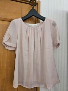 未使用 半袖ブラウス 7号　くすみビンクのサムネイル
