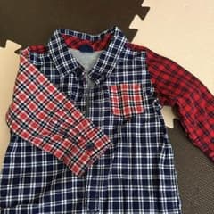 サイズ80 baby Gap チェックカバーオールのサムネイル