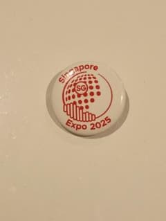 関西万博　シンガポール Expo 2025 ピンバッジのサムネイル