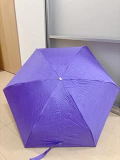 晴雨兼用 折りたたみ傘 パープルのサムネイル