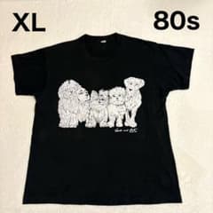 80s リンダロリ Linda Lori 両面プリント リンクTシャツ XL 犬 - メルカリ