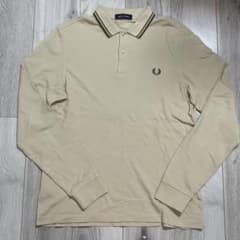 Fred Perry ベージュ 長袖ポロシャツ FRED PERRY M3636 長袖ポロシャツ M ベージュ - メルカリ