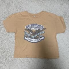 MOUSSY ロゴプリント Tシャツ ベージュのサムネイル