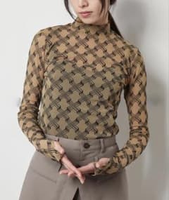 【美品】le cielbleu 総柄 カットソー 36のサムネイル