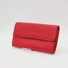 LOUIS VUITTON】ルイヴィトン エピ 長財布 レッド レザー - メルカリ