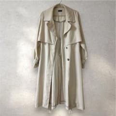 apart by lowrys ロング トレンチコート ベージュ ガウン