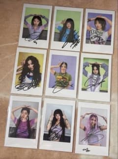 TWICE 10周年 中国一直娱yizhiyu当選者限定 チェキトレカ9枚セット