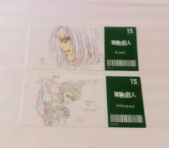 MAPPA EXPO MAPPA전 티켓풍 클리어 카드 진격의 거인 엘렌