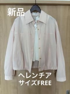 ヘレンチア　インナー付き　シャツ　ブルゾン　ブラウス　新品　サイズFのサムネイル
