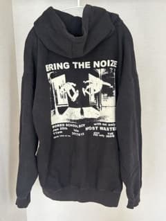 Brandy Melville ジップアップパーカー ブラックのサムネイル