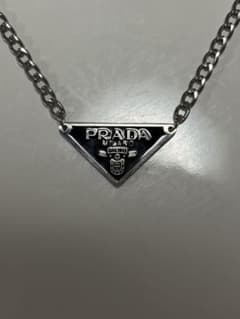 PRADA Triangle Chain Necklace