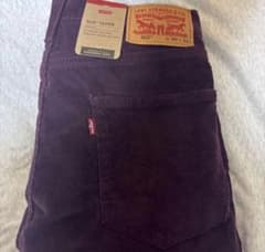 Levi's 502 TAPER コーデュロイパンツ パープル W30 L32のサムネイル