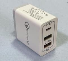 急速充電器 USB-C USB-A 2ポート ACアダプター - 4