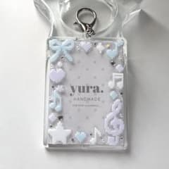 レジン デコ トレカキーホルダー トレカケース B8 韓国 ウィッシュコア