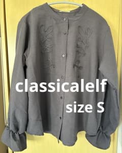 classicalelf ブラウス シャツ チャコールのサムネイル