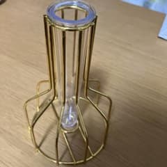 テストチューブスタイルの花瓶（ゴールド）のサムネイル