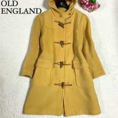 オールドイングランド ダッフルコート トグルボタン イエロー Lサイズ
