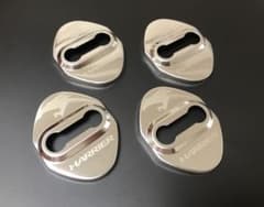 トヨタ ハリアー ドア ストライカーカバー シルバーメタリック 4P ステンレスのサムネイル