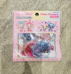 ぷっくりシール メゾピアノ ポンポネット ベリエちゃん フレークシール