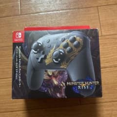 Switch モンスターハンターライズ プロコン 中古！極美品！のサムネイル