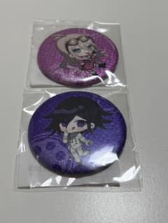 ダンガンロンパ 上倉エク オンラインくじ D賞 グリッター缶バッジ